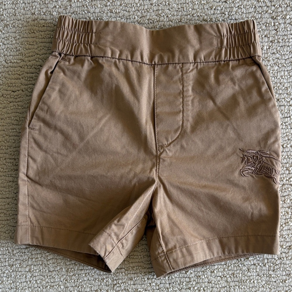 Burberry Tan Elastic Waist Shorts